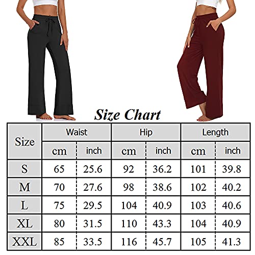 VIGVAN Women’s Wide Leg Jogging Pants
