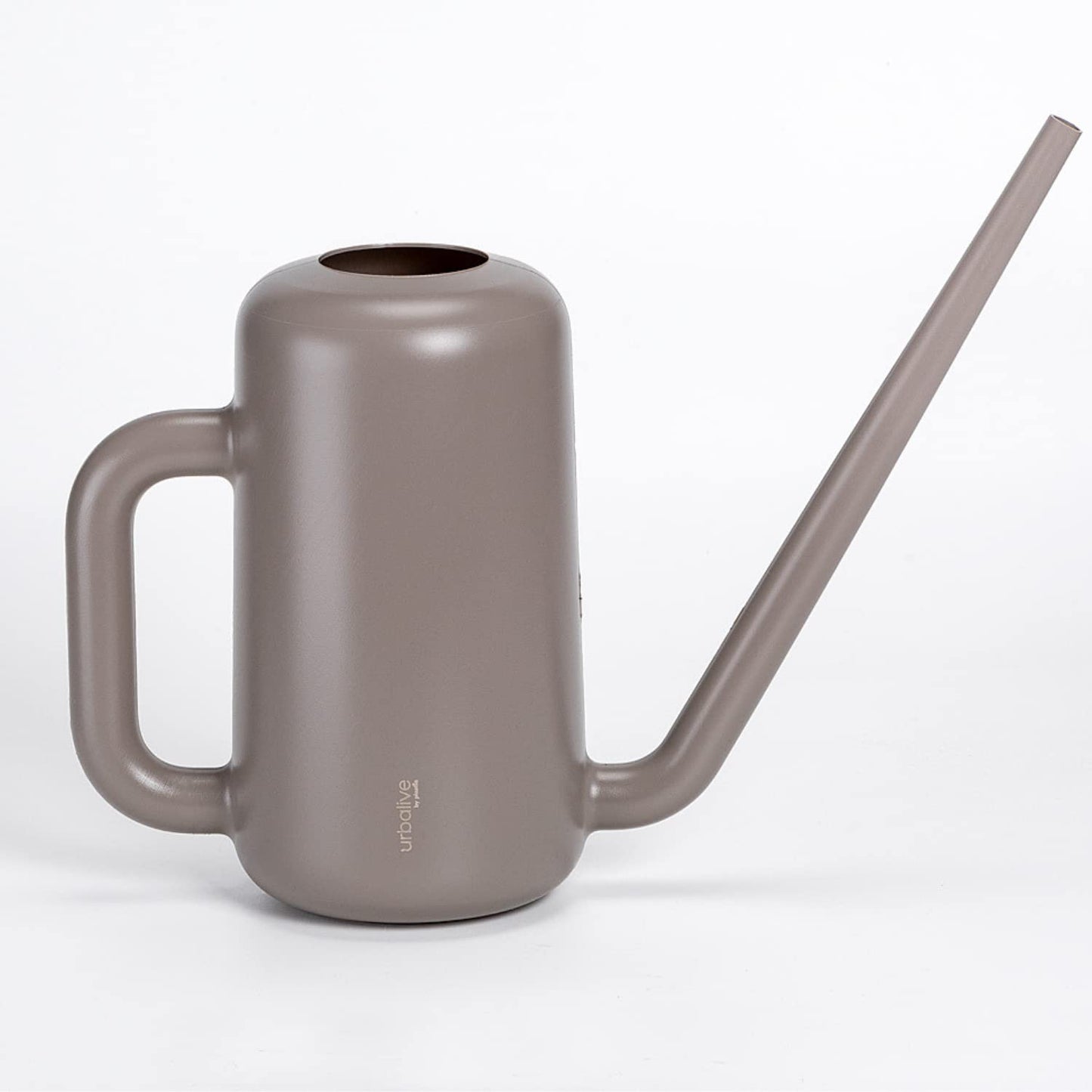 Plastia Gießkanne klein für den Zimmerpflanzen 1,8 L - Blumengießkanne aus recyceltem Kunststoff - Giesskanne mit langem Ausgießer für einfache Bewässerung, Elfenbein