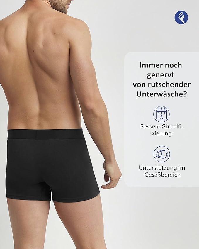 Fullluwaa Boxershorts for Men, 12-Pack