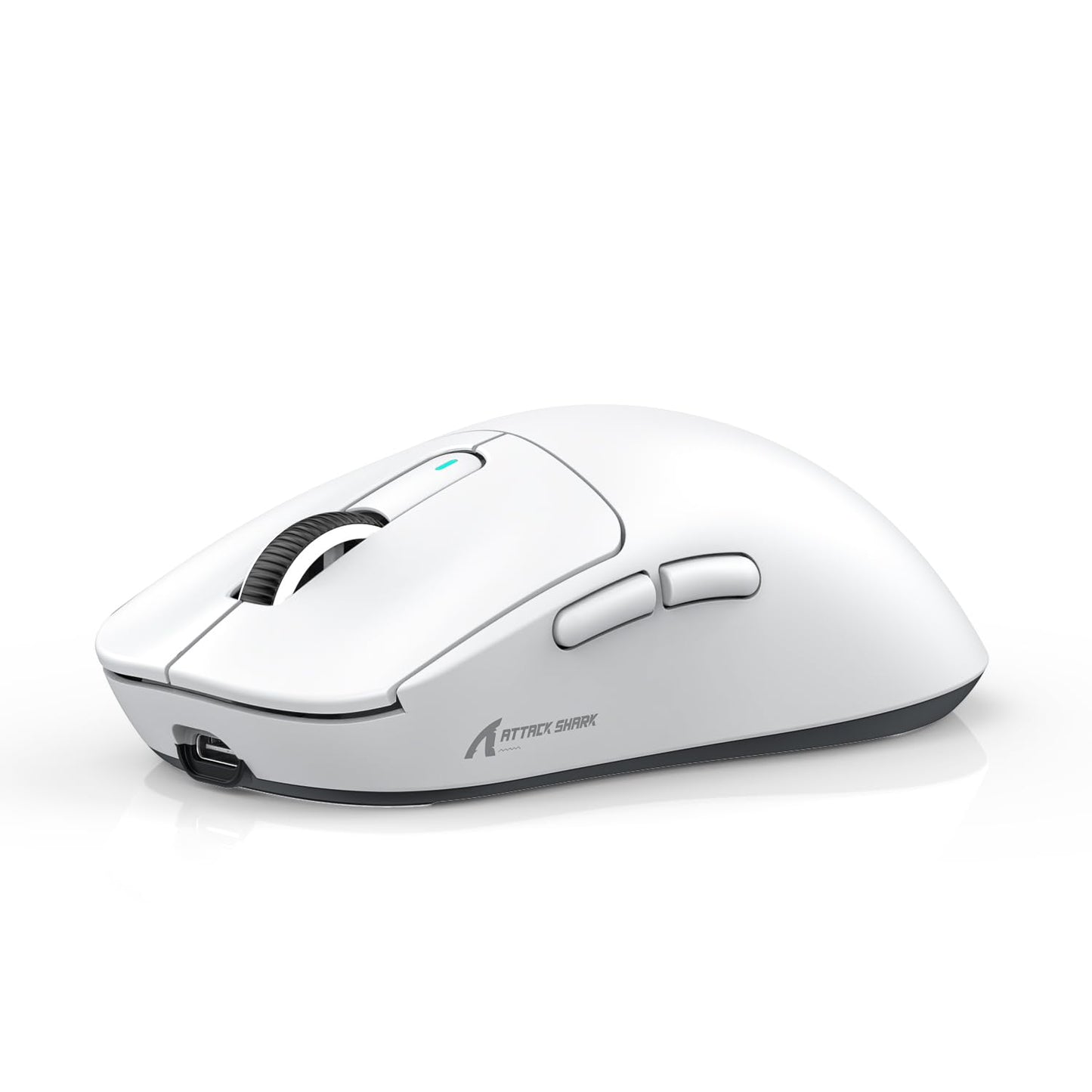ATTACK SHARK X3 49g Ultralight Mouse, PixArt PAW3395 Gaming Sensor, BT/2.4G Wireless/Wired Gaming Mouse, 26000 DPI, 200 Hours Battery, Office Mice for Win11/Xbox/PS/Mac (White)