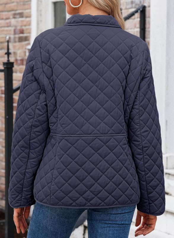 Dokotoo Women’s Quilted Winter Jacket – Warm Puffer Coat with Pockets