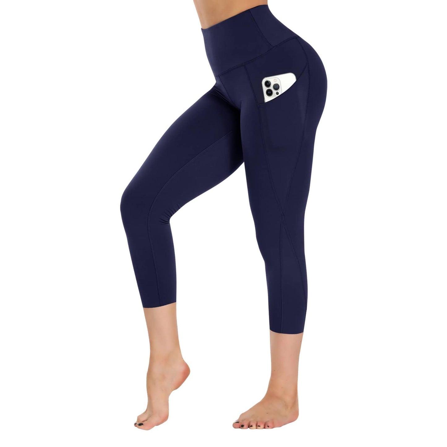 CAMPSNAIL Women’s High-Waist Workout Leggings with Pockets