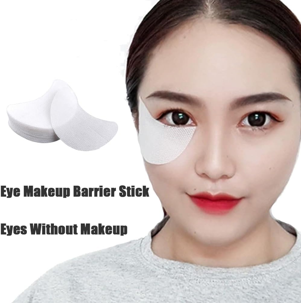 LJFEA Eyeshadow Protector Pads – 100 Pcs Eyeshadow Shields for Flawless Eye Makeup