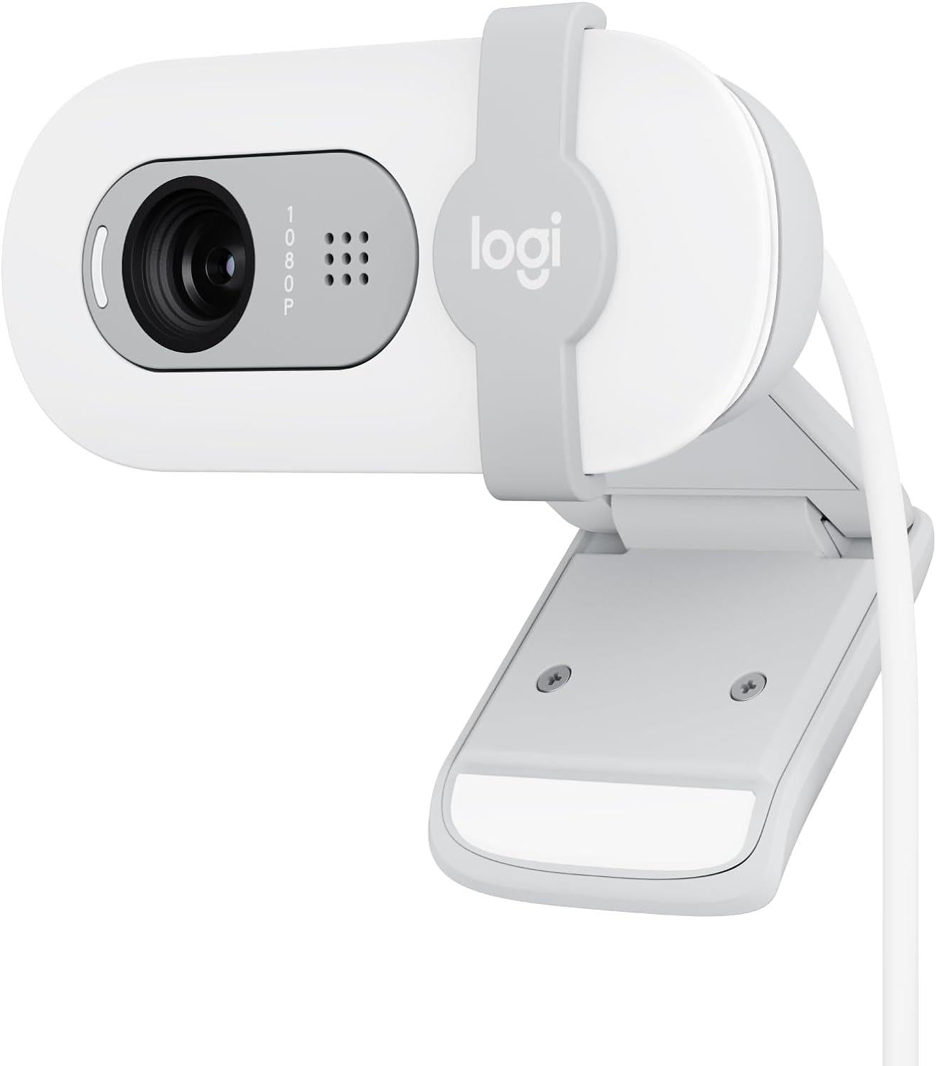 Logitech Brio 100 Full HD-Webcam für Meetings und Streaming, Auto-Lichtausgleich, integriertes Mikrofon, Abdeckblende, USB-A, für Microsoft Teams, Google Meet, Zoom und mehr - Graphit