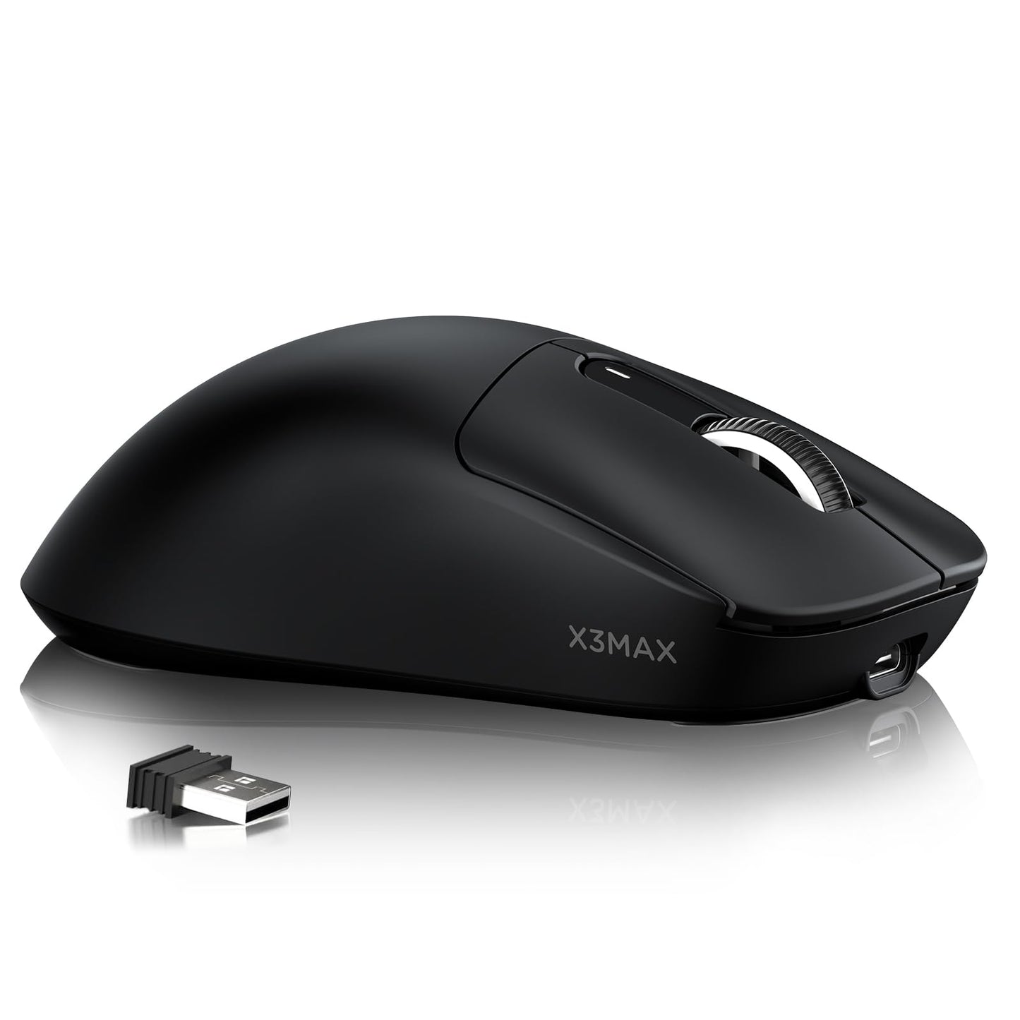 ATTACK SHARK X3 49g Ultralight Mouse, PixArt PAW3395 Gaming Sensor, BT/2.4G Wireless/Wired Gaming Mouse, 26000 DPI, 200 Hours Battery, Office Mice for Win11/Xbox/PS/Mac (White)