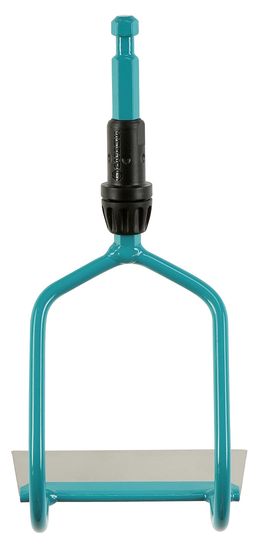 Gardena combisystem-Rübenhacke: Gartenhacke zum Jäten und Hacken von Unkraut, 8 cm Arbeitsbreite, aus Qualitätsstahl, rostfreies Edelstahlblatt, passend zu Allen combisystem-Stielen (3180-20)