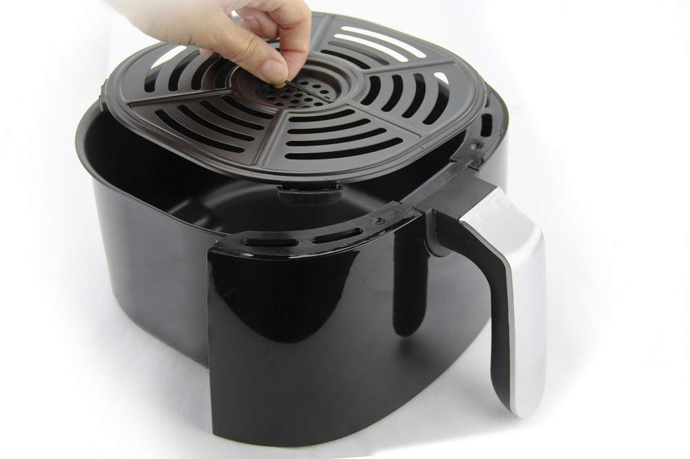 Jocca Heißluftfritteuse Sweet Line, 3,8L Fritteuse, 1450W, 8 Programme, LED Touchscreen, Timer, Rosa