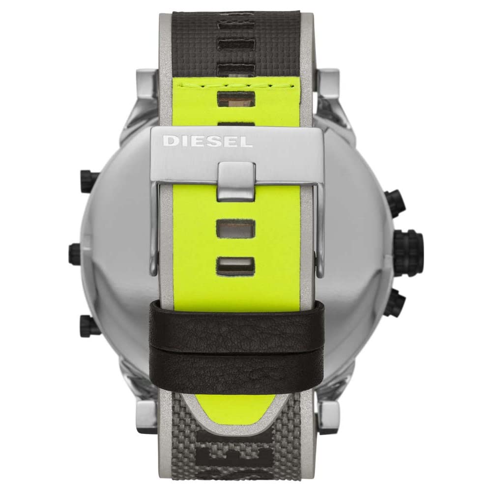 Diesel Mr. Daddy Men's Multifunctional Watch with Silicone, Stainless Steel or Leather Strap