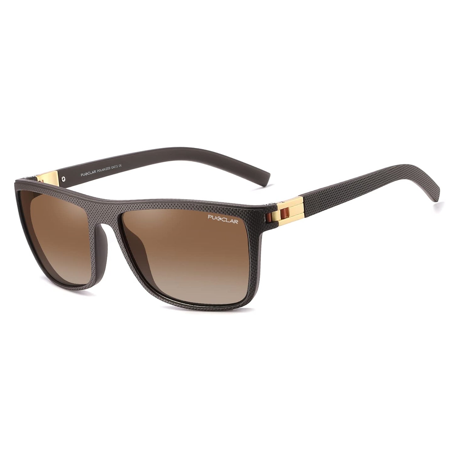 PUKCLAR Polarisierte Männer Sonnenbrille Sport Fahren Frauen Sonnenbrille Radfahren Laufen Fischen Brille TR90 Frame