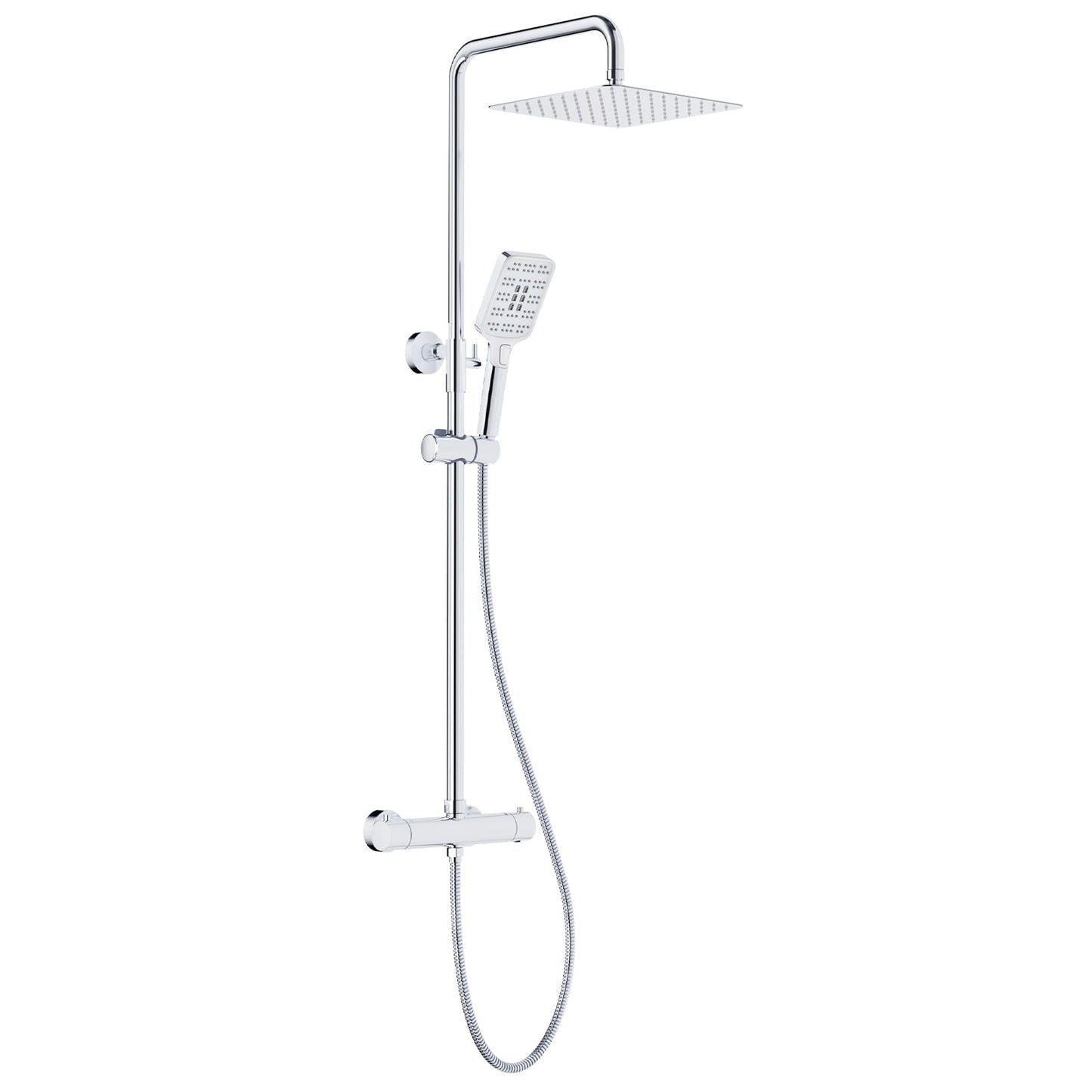 Rainsworth Thermostatic Shower System Round Rain Shower Set