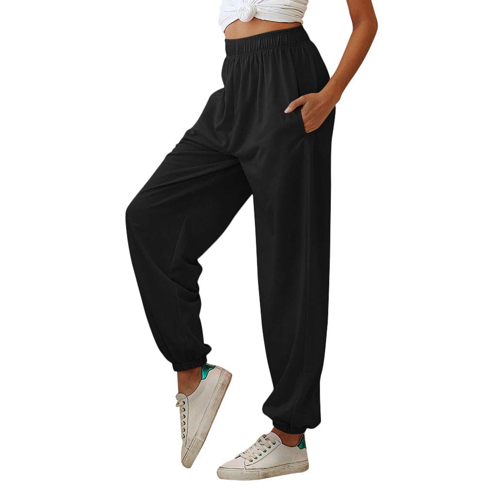 Nuofengkudu Women’s High-Waist Jogging Pants