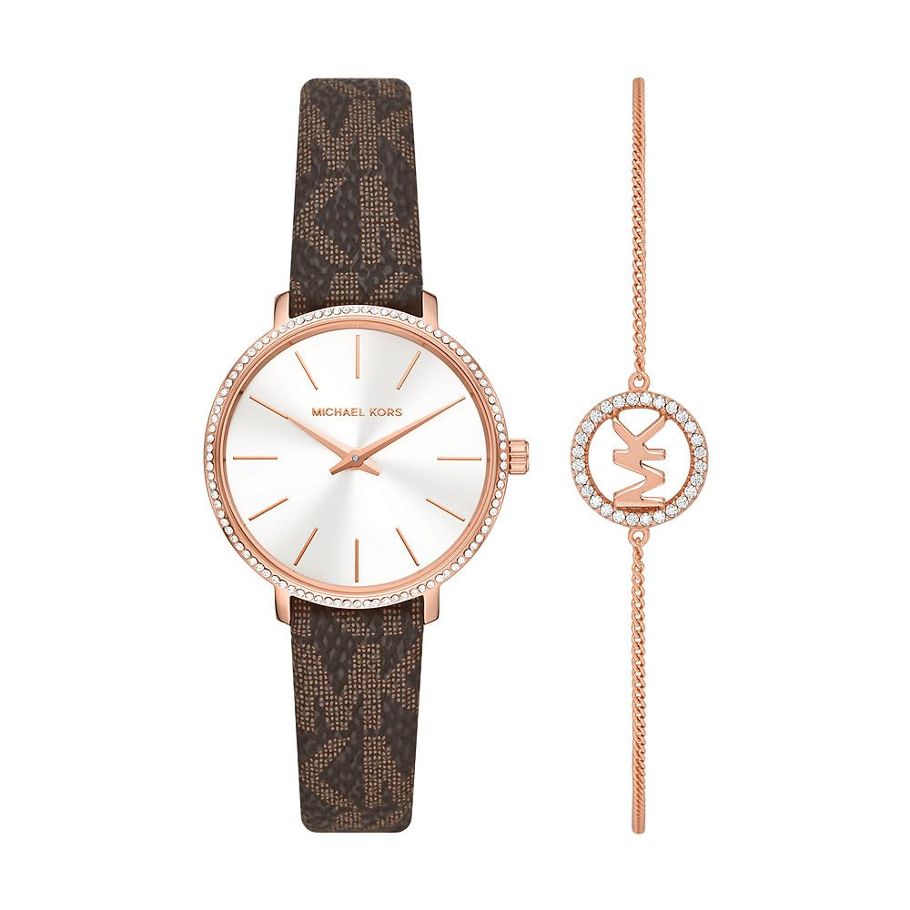 Michael Kors Pyper Women's Quartz Watch with Stainless Steel or Leather Strap