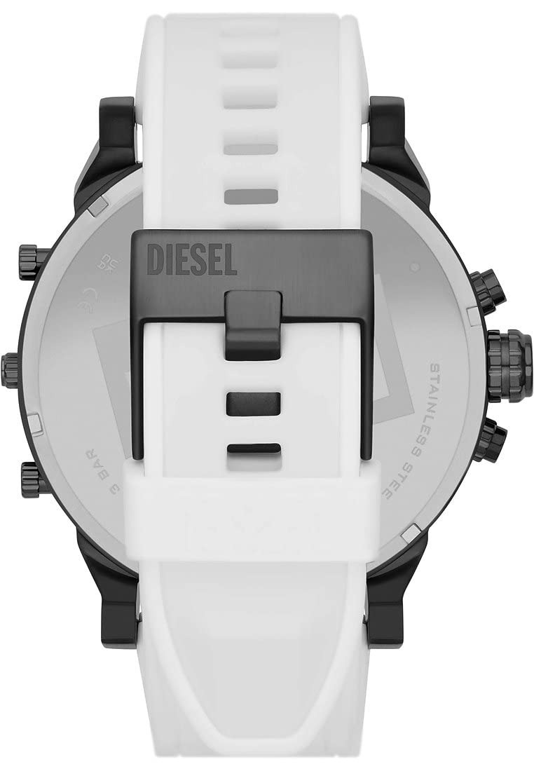 Diesel Mr. Daddy Men's Multifunctional Watch with Silicone, Stainless Steel or Leather Strap