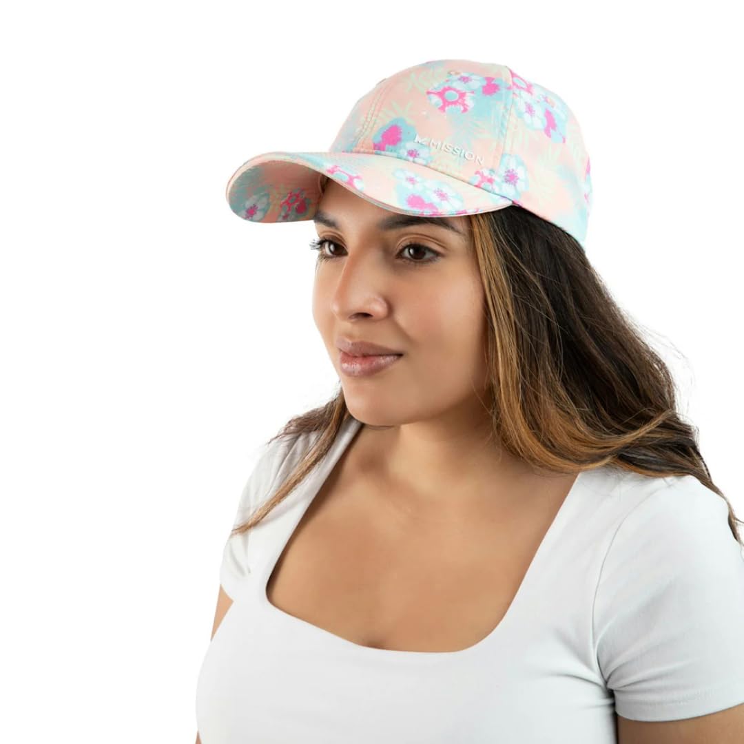 MISSION Cooling UPF Performance Hat - Unisex One Size Cap for Workouts, Golf & Running - Sweat & Water Activated Technology