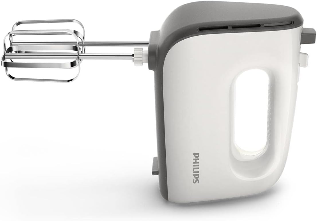Philips Hand Mixer (450 W, 5 Speeds Plus Turbo), White