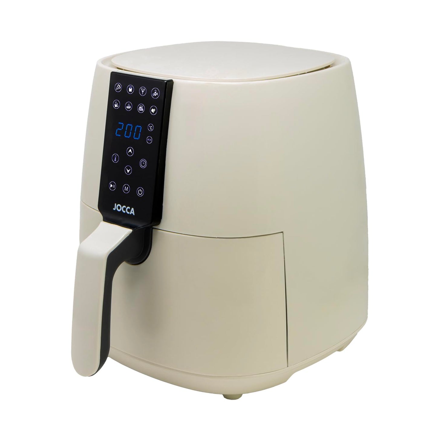 Jocca Heißluftfritteuse Sweet Line, 3,8L Fritteuse, 1450W, 8 Programme, LED Touchscreen, Timer, Rosa