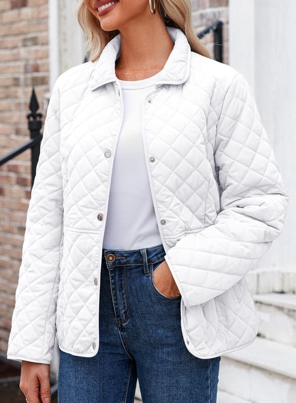 Dokotoo Women’s Quilted Winter Jacket – Warm Puffer Coat with Pockets