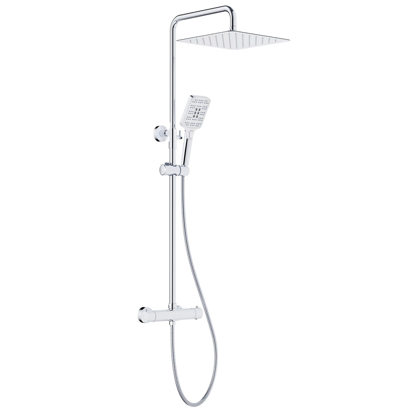 Rainsworth Thermostatic Shower System Round Rain Shower Set