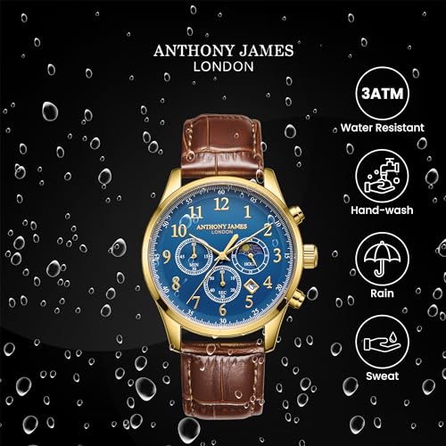 Anthony James Mondphasen-Chronograph, handgefertig