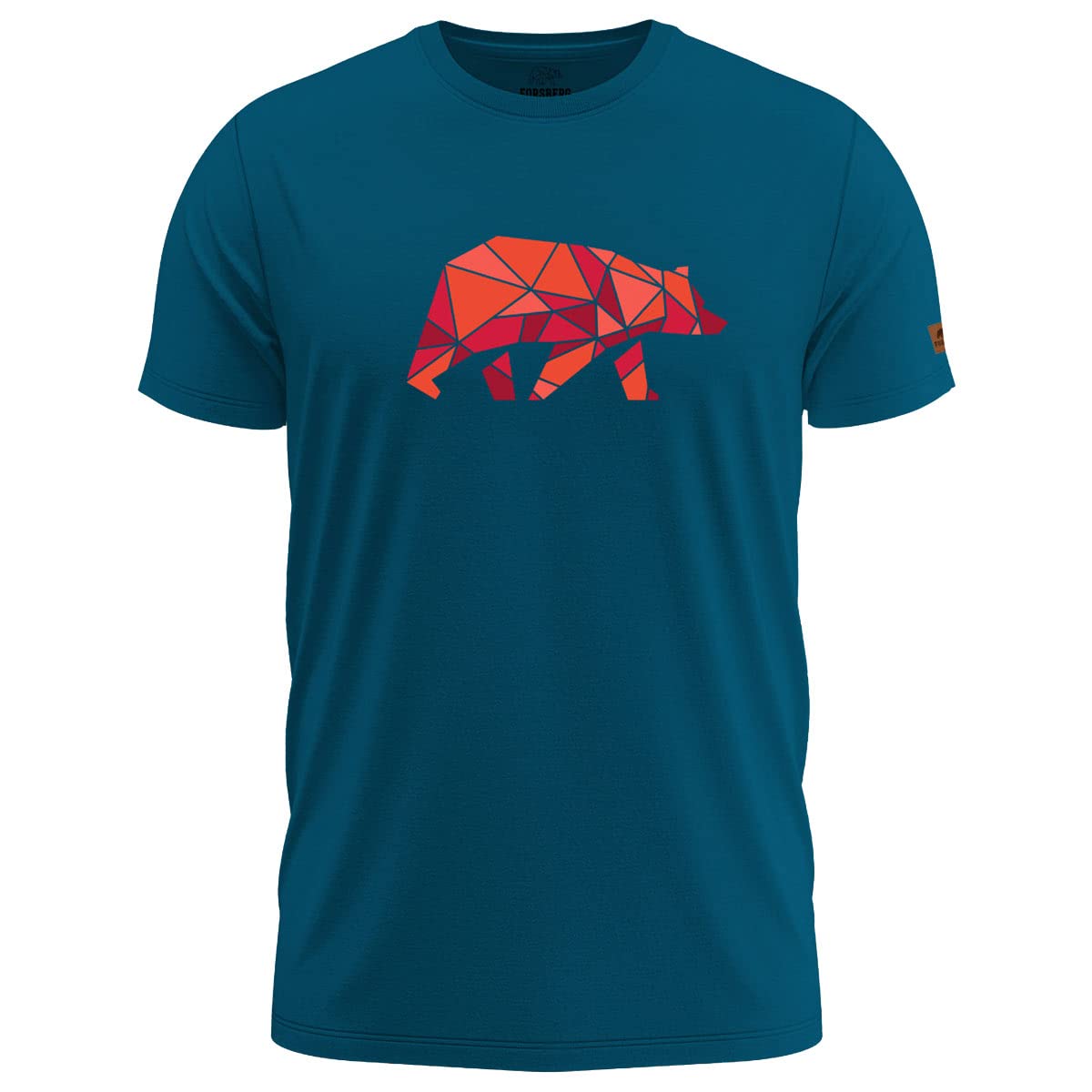 FORSBERG Espenson Men's T-Shirt – Bear Logo Tee with Modern Comfort