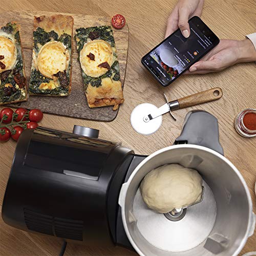 Cecotec Mambo 11090 Multifunctional Kitchen Robot 1600 W, 37 Functions, App, Scale and 3.3 Litre Stainless Steel Jug, Dishwasher Safe, Recipe Book and Accessories
