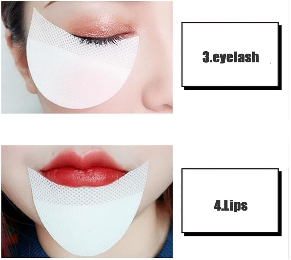 LJFEA Eyeshadow Protector Pads – 100 Pcs Eyeshadow Shields for Flawless Eye Makeup