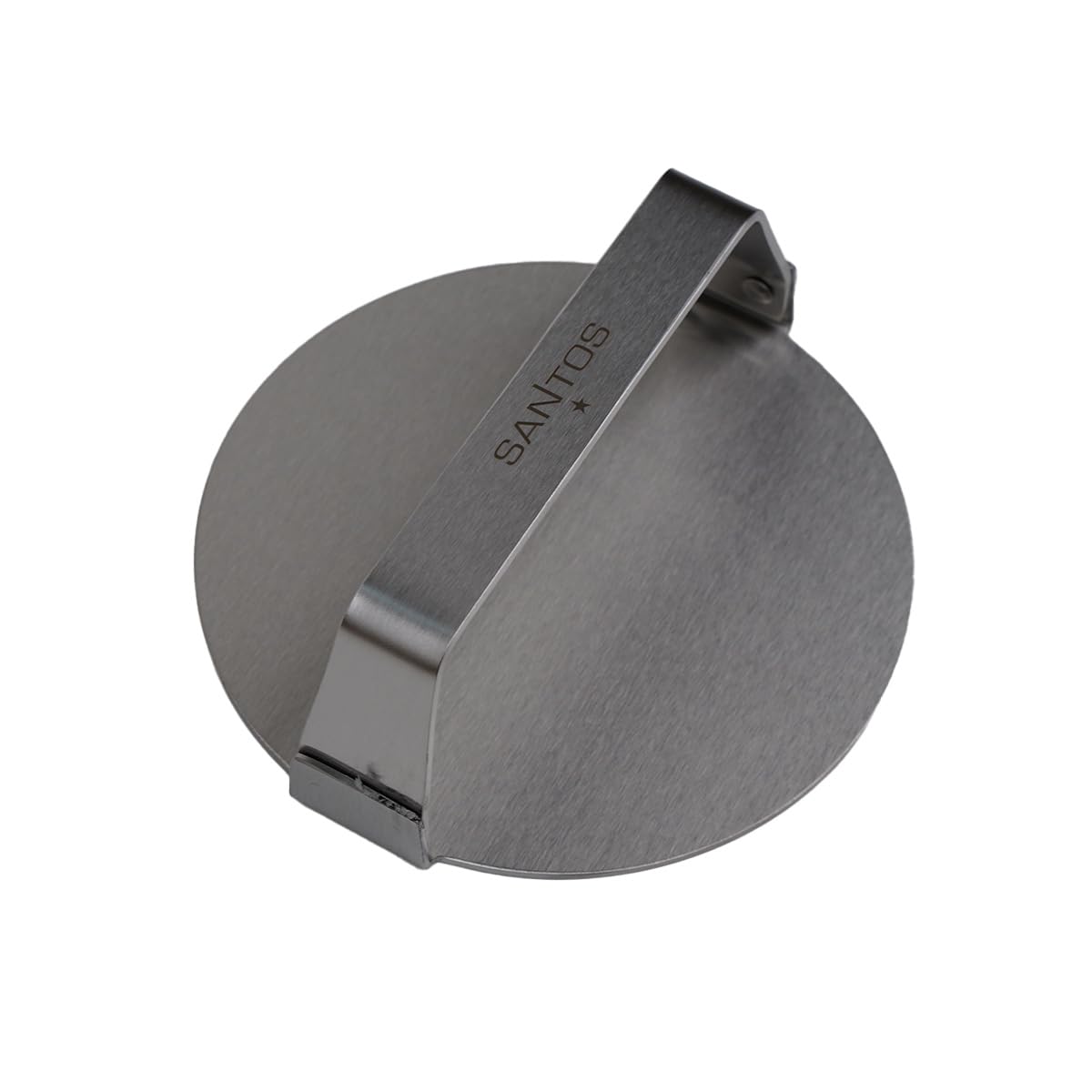 SANTOS Burger Set - 10 pieces: stainless steel press, turner, smasher, melting bells & skewers for perfect burgers - ideal for BBQ & grill parties