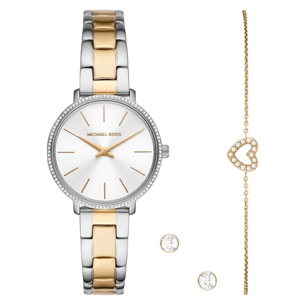 Michael Kors Pyper Women's Quartz Watch with Stainless Steel or Leather Strap