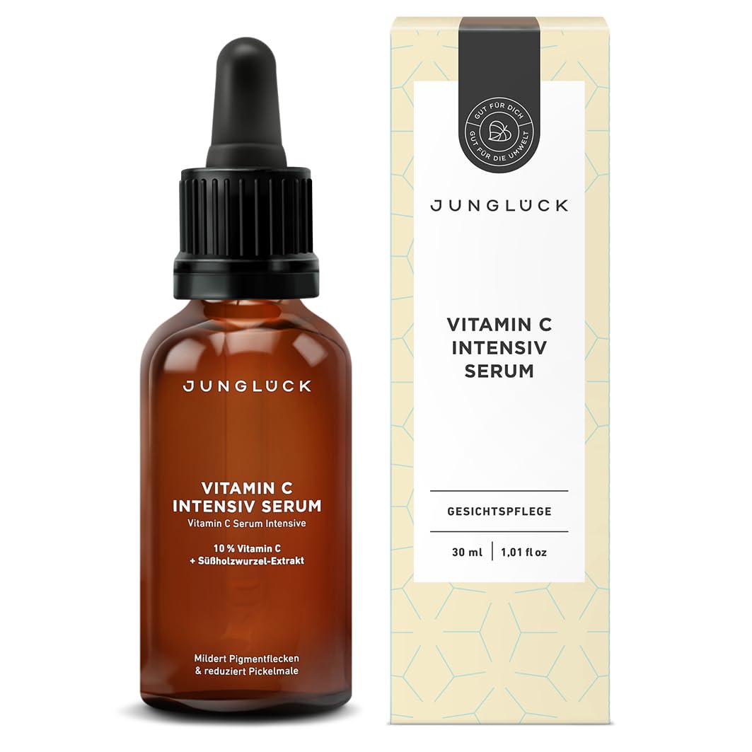 JUNGLÜCK Vitamin C Intensive Facial Serum – Vegan & High-Dose