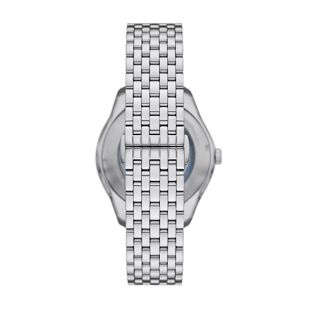 Emporio Armani Uhr für Herren, Quarzwerk und 42mm Gehäusegröße mit Edelstahl-, Leder- oder Silikonarmband