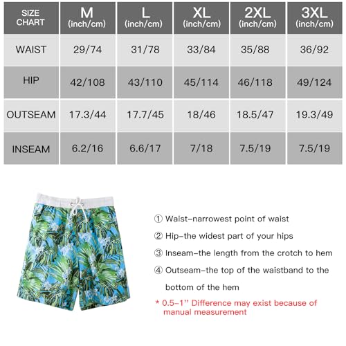 Men’s 2-in-1 Quick-Dry Swim Shorts – Compression Liner Boardshorts