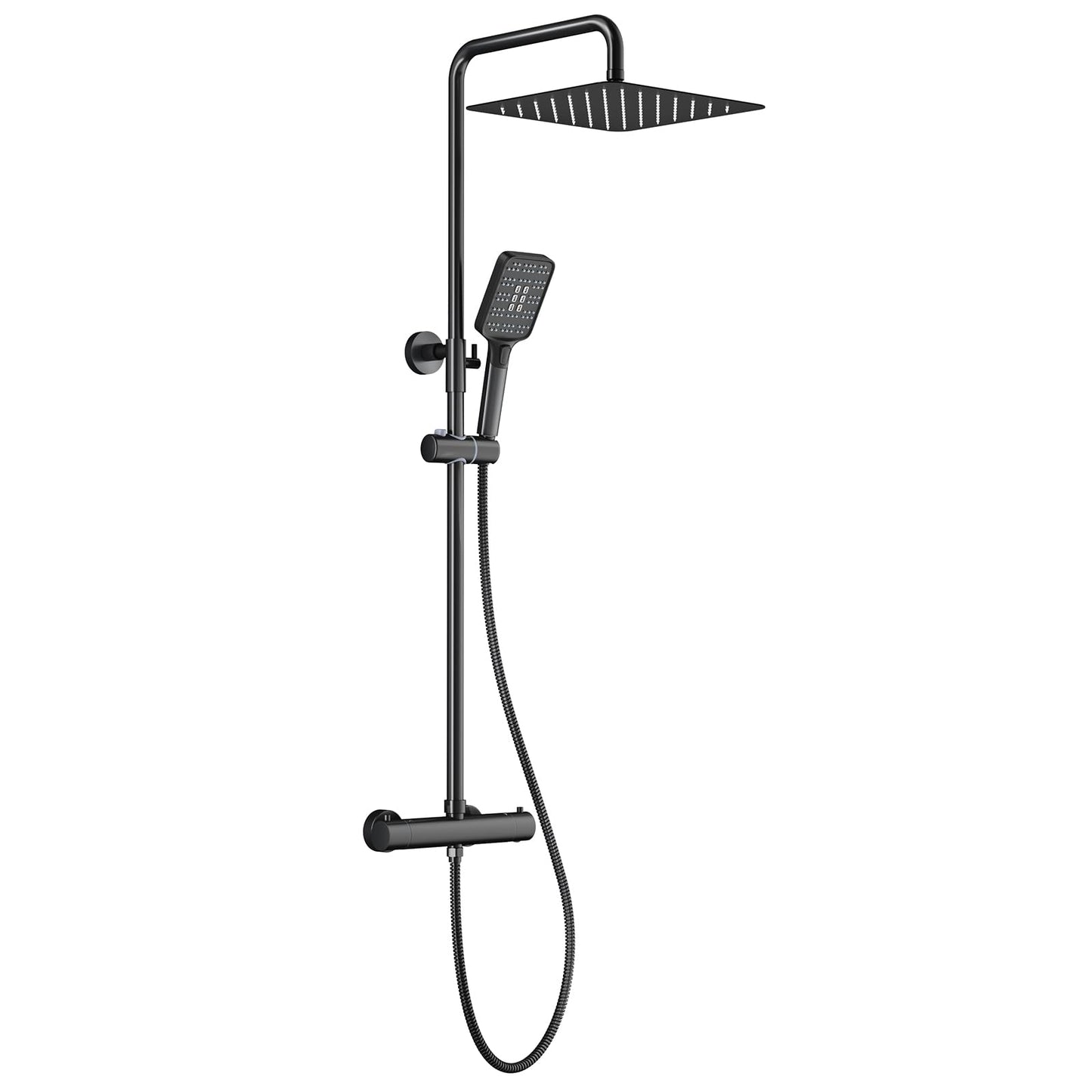 Rainsworth Thermostatic Shower System Round Rain Shower Set