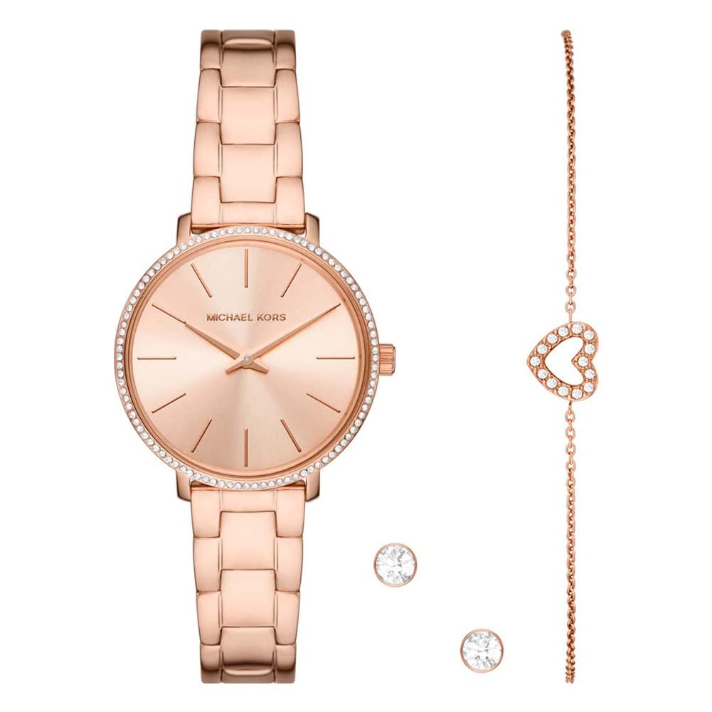 Michael Kors Pyper Women's Quartz Watch with Stainless Steel or Leather Strap