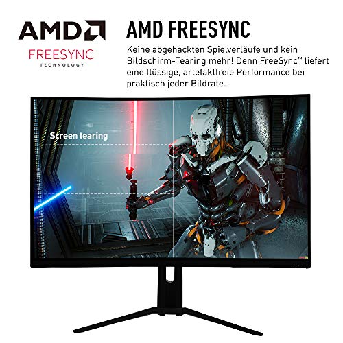 MSI G2422C 23,6 Zoll FHD Curved Gaming Monitor - 1500R 1920 x 1080 VA Panel, 180Hz / 1ms, Adaptive Sync - DP 1.2a, HDMI 2.0b CEC