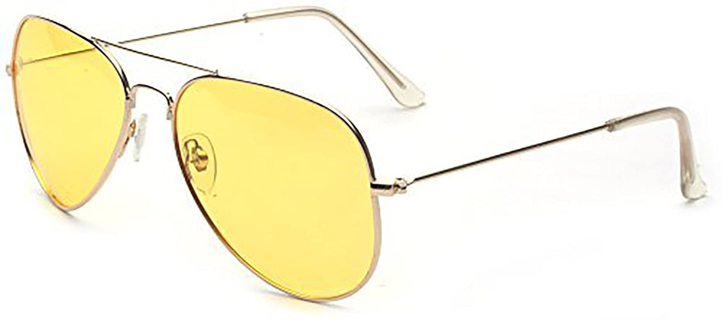 ALWAYSUV klassische Brille Metallgestell Brillenfassung Vintage Brille Dekobrillen