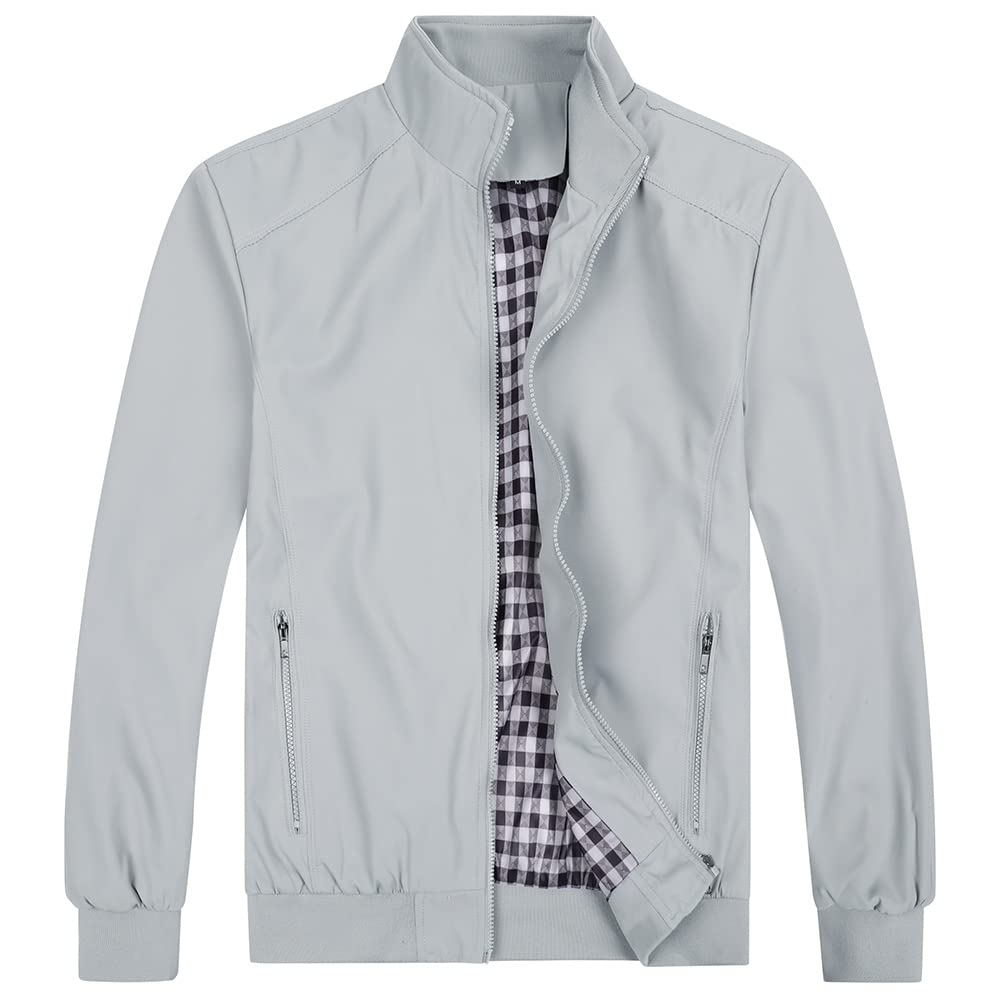 Men’s Lightweight Summer Jacket – Casual Bomber Style Transition Coat