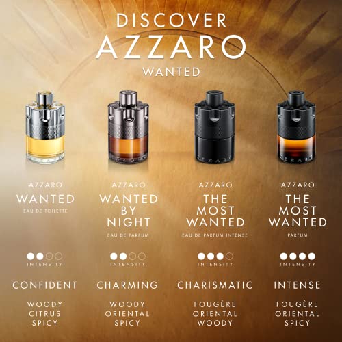 Azzaro Wanted By Night Perfume for Men | Eau de Parfum pour Homme | Vaporisateur/Spray | Long-lasting | Oriental-spicy men's fragrance
