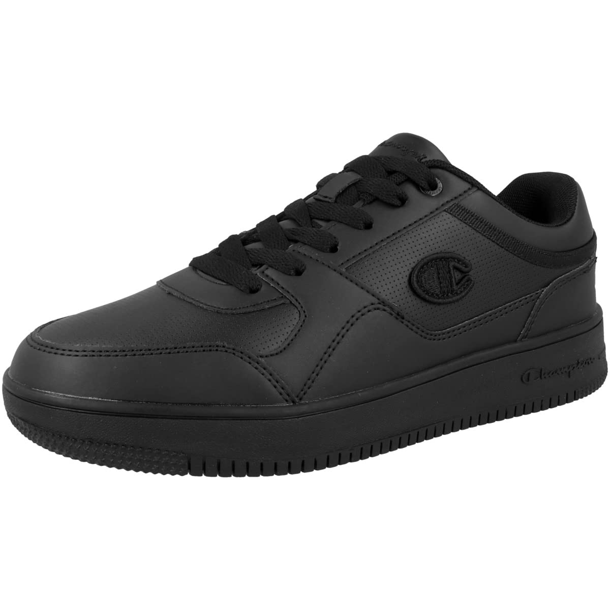 Champion Men’s Rebound Low Sneakers – PU Leather Casual Lace-Up Shoes