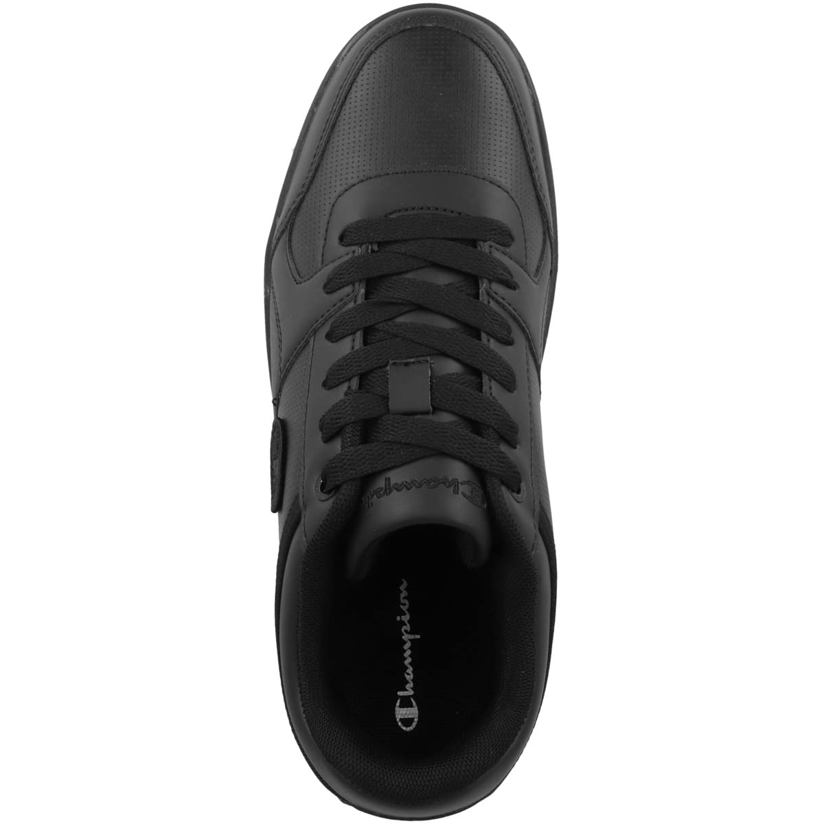 Champion Men’s Rebound Low Sneakers – PU Leather Casual Lace-Up Shoes