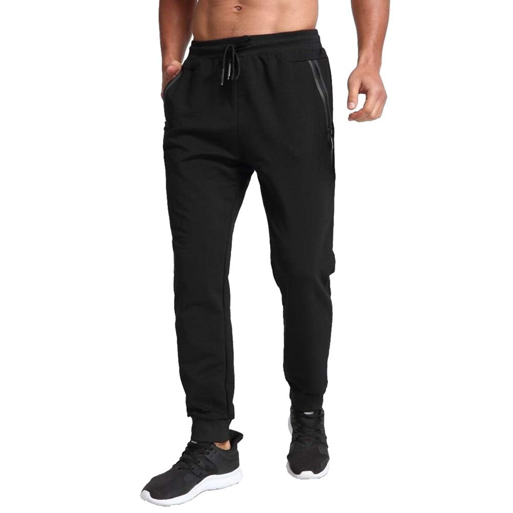 Tansozer Men’s Jogging Pants – Cotton Fitness Trousers