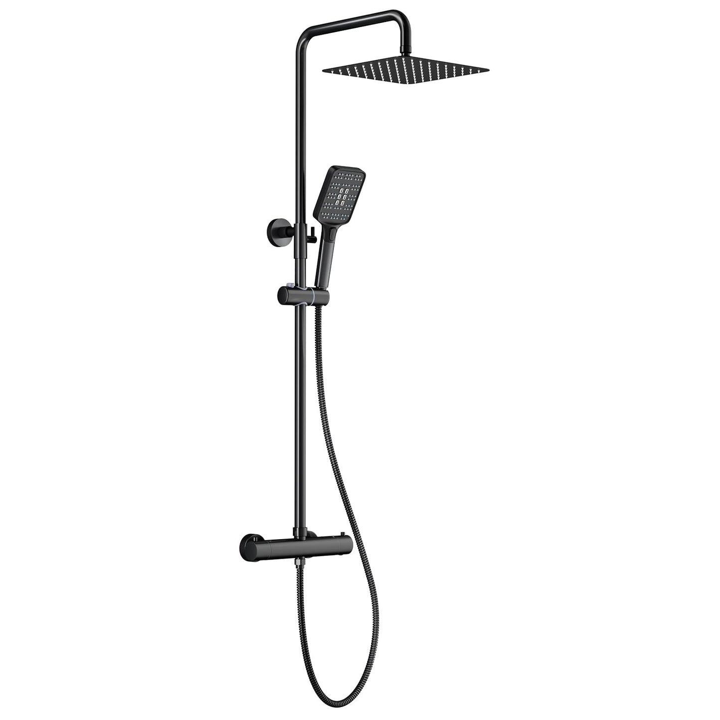 Rainsworth Thermostatic Shower System Round Rain Shower Set