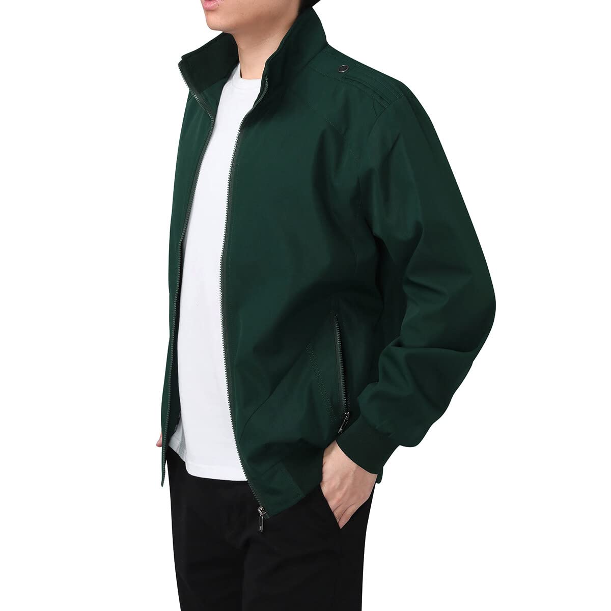 Men’s Lightweight Summer Jacket – Casual Bomber Style Transition Coat