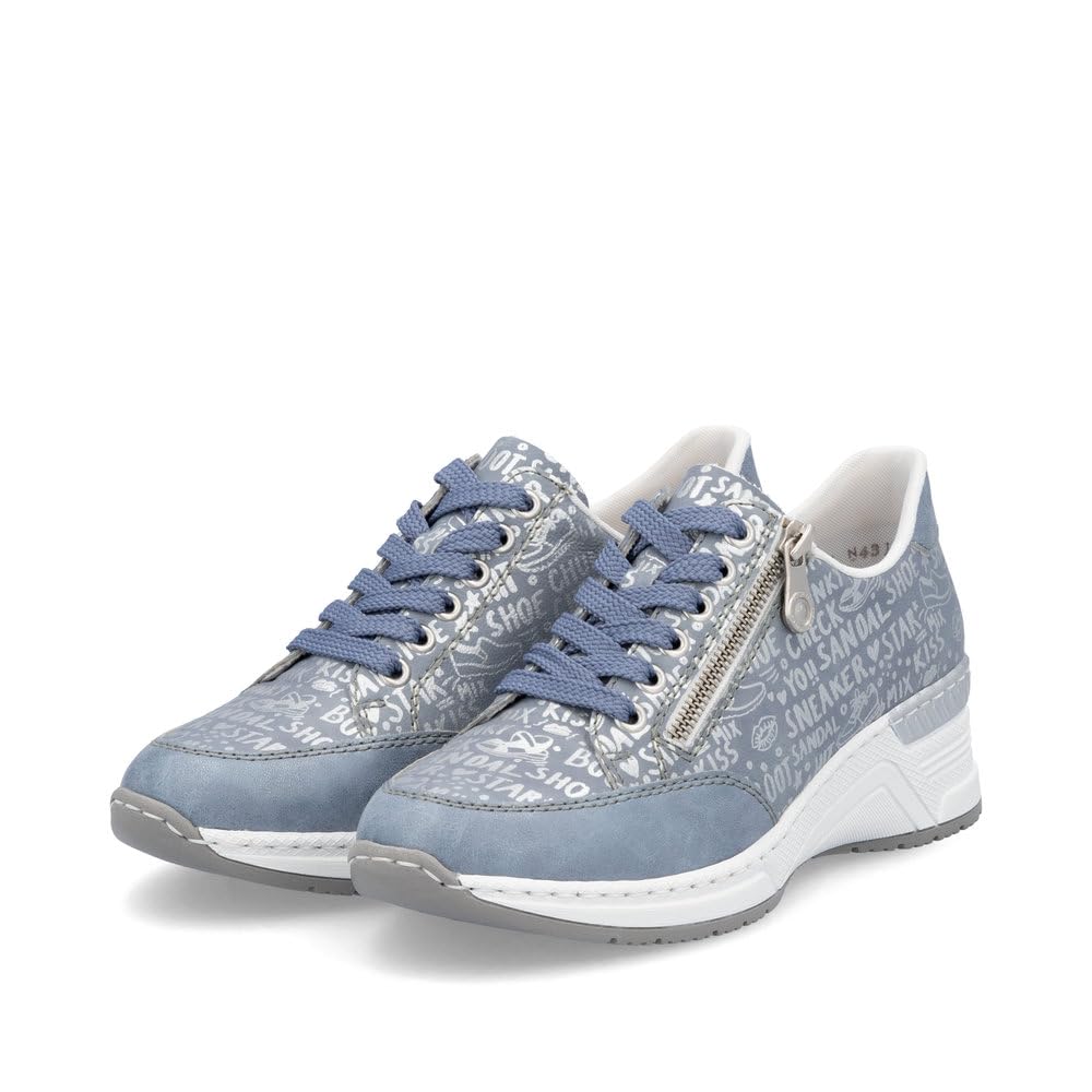 Rieker Damen Low-Top Sneaker N4316 – Wedge Heel