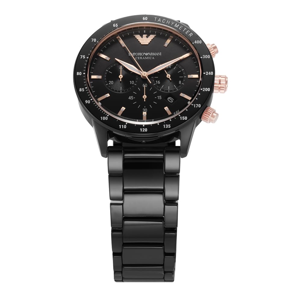 Emporio Armani Men's Chronograph Watch 43mm Case Size