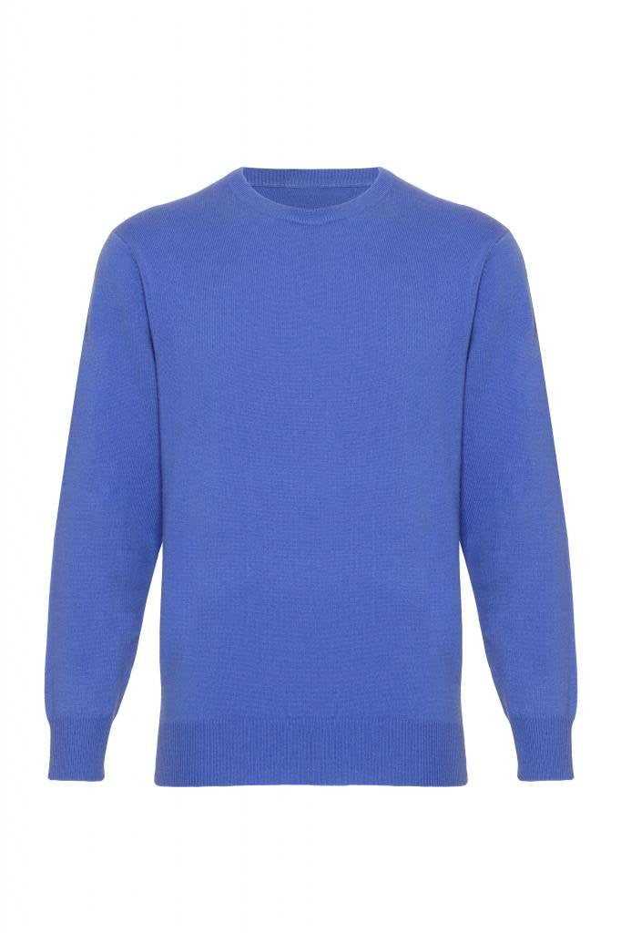Lona Scott Men’s Cashmere Sweater – Classic Crew Neck