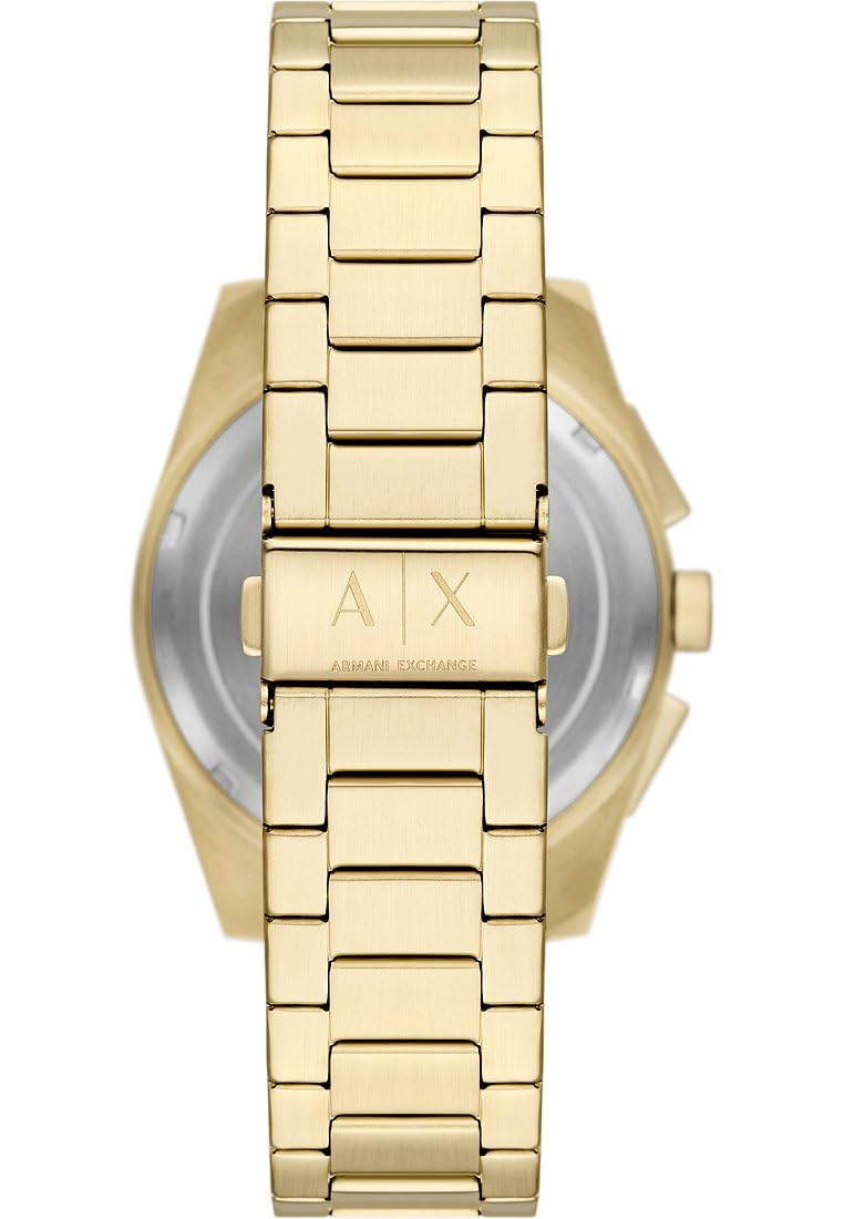 Armani Exchange Watch for Men, Quartz Movement and 42mm Case Size with Stainless Steel, Leather or Silicone Strap
