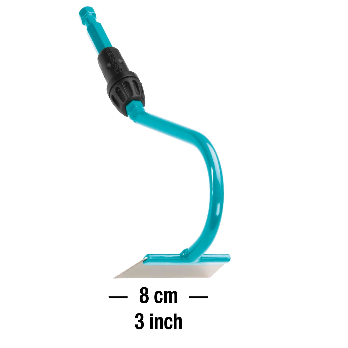 Gardena combisystem-Rübenhacke: Gartenhacke zum Jäten und Hacken von Unkraut, 8 cm Arbeitsbreite, aus Qualitätsstahl, rostfreies Edelstahlblatt, passend zu Allen combisystem-Stielen (3180-20)