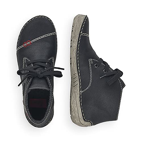 Rieker Women’s Comfort Shoes 52540 – Lace-Up Low Shoes