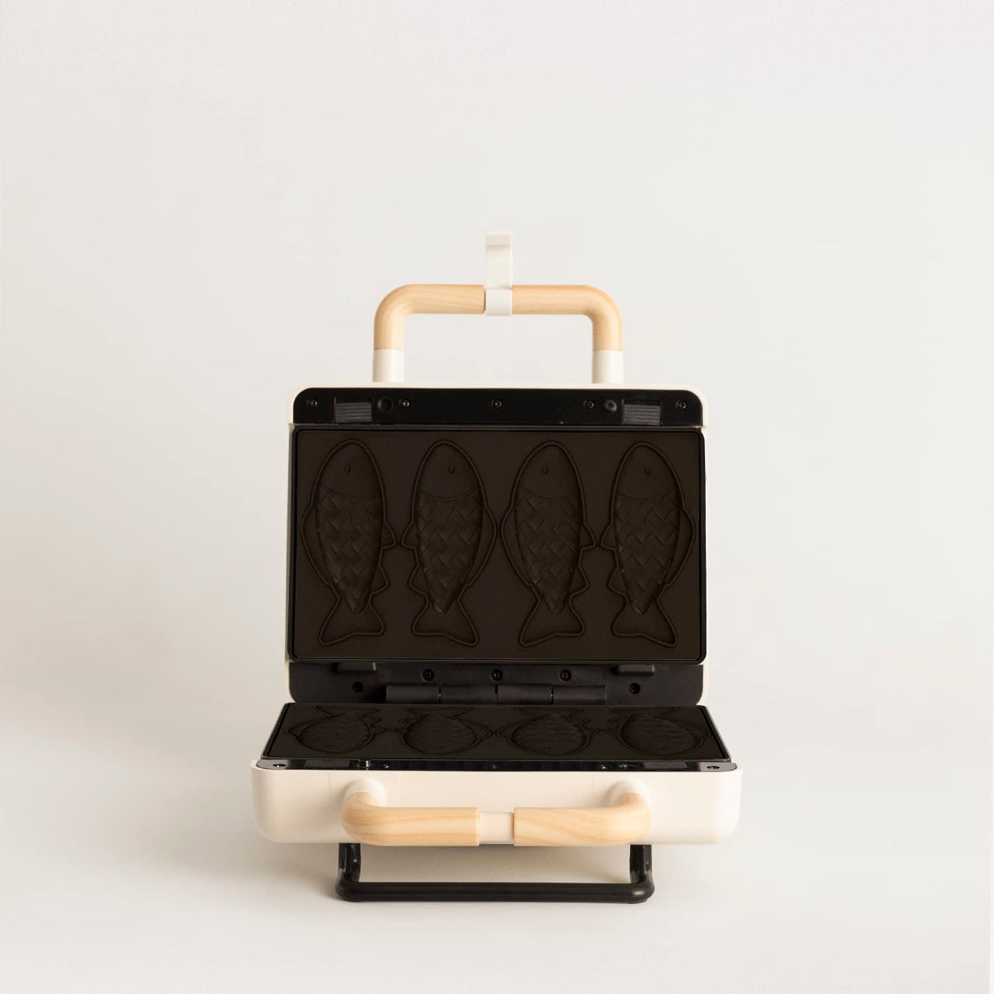 CREATE/STONE STUDIO/Sandwichmaker und Waffeleisen in Rosa-Barbie / 2 austauschbare Antihaftplatten, 1 Scheibe, 100º Offnung, BPA-frei, 105º Öffnung, Cool-Touch-Griff, 600W
