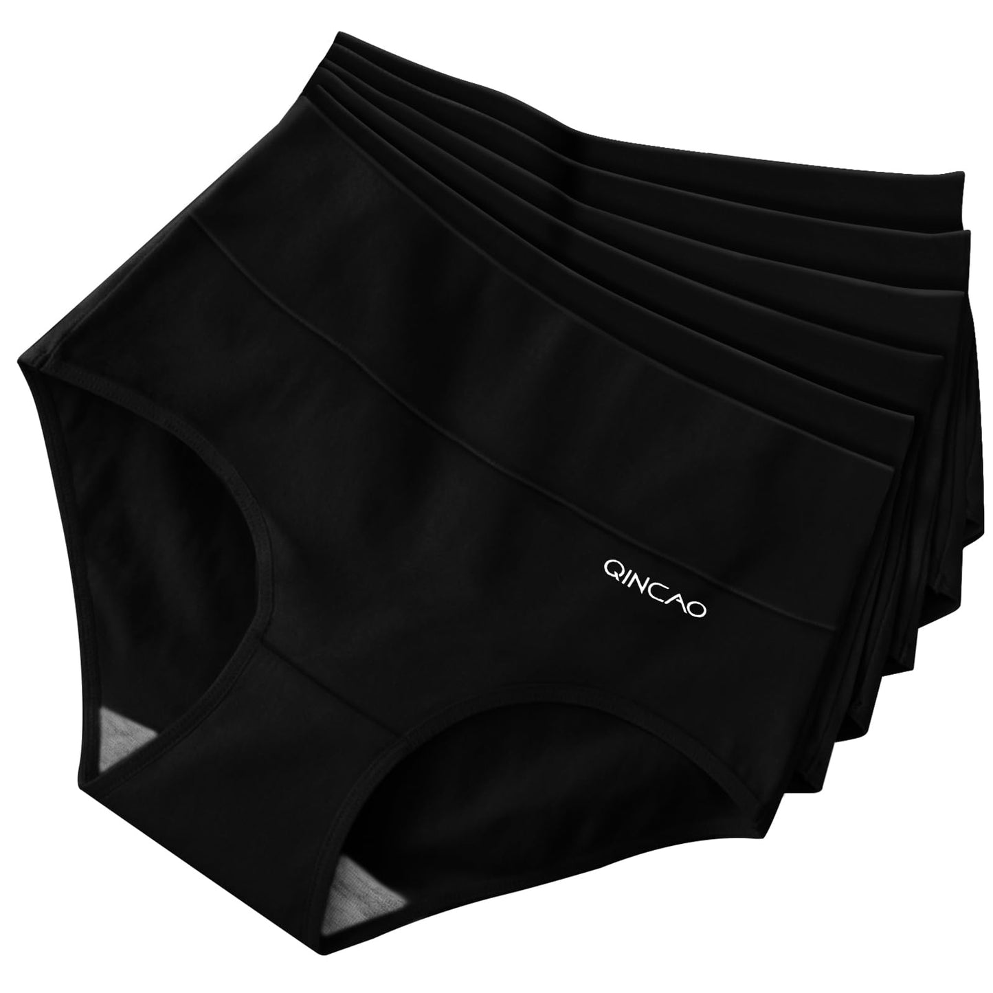 Women's High Waist Cotton Briefs Underwear 6-Pack